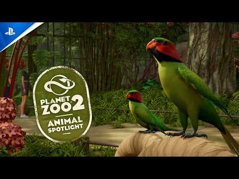 Planet Zoo 2 unveils the Animal Spotlight: the Long-tailed Parrot on PS5